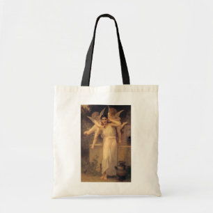 Jeugd door Bouguereau, Victoriaanse engelenportret Tote Bag