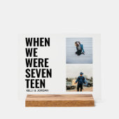 Jeugd Foto Bruiloft Tafel Nummers Acryl Teken Acryl Bord (Voorkant)