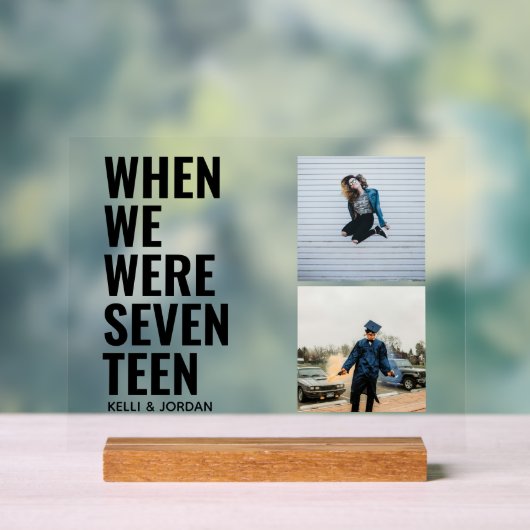 Jeugd Foto Bruiloft Tafel Nummers Acryl Teken Bord (Neutraal)