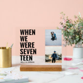 Jeugd Foto Bruiloft Tafel Nummers Acryl Teken Bord (Huwelijk)