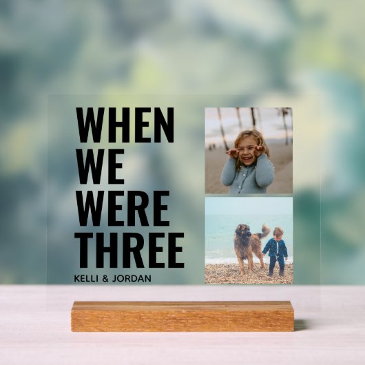 Jeugd Foto Bruiloft Tafel Nummers Acryl Teken Bord (Neutraal)