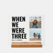 Jeugd Foto Bruiloft Tafel Nummers Acryl Teken Bord (Voorkant)