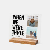 Jeugd Foto Bruiloft Tafel Nummers Acryl Teken Bord (Hoek)