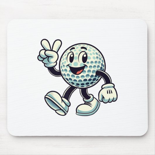 Jeugd golfer jongens golf grappig muismat (Voorkant)