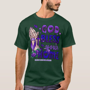 Jeugd Hemiplegie Bewustzijn God zegene geloof hop T-shirt