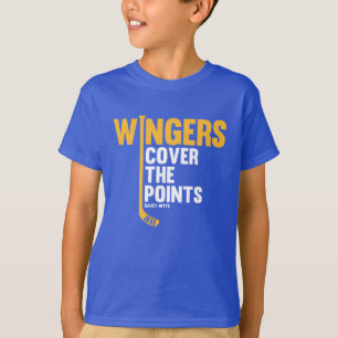 Jeugd Hockey Vleugelspelers Dekken De Punten T-shirt