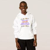 Jeugd hoodie hockey weet coach (Voorkant volledig)