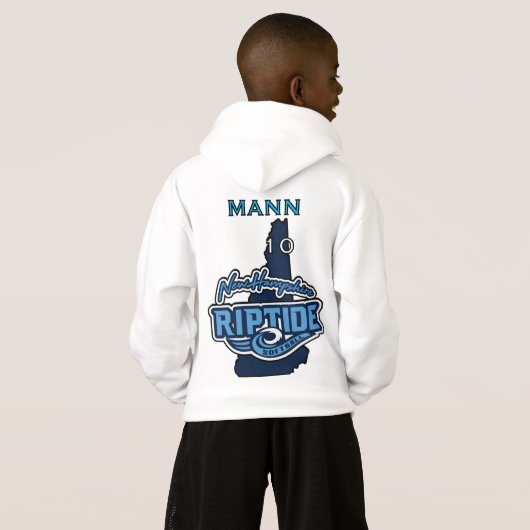 JEUGD Hoodie met naam en nummer (Achterkant volledig)