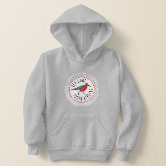 Jeugd Hoodie met Rode Knoop Logo (Laagn)