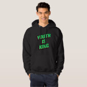 Jeugd is Koning Hoodie (Voorkant volledig)
