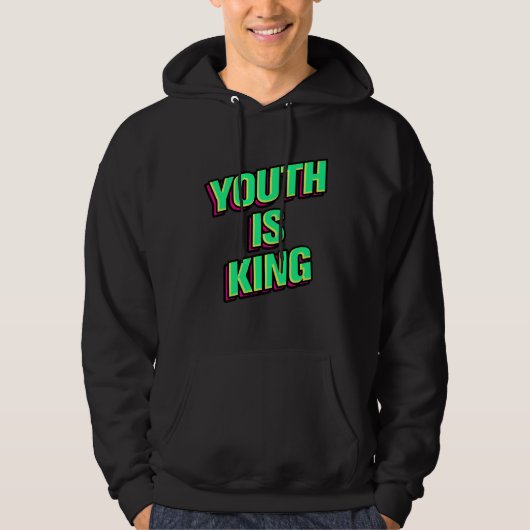 Jeugd is Koning Hoodie (Voorkant)