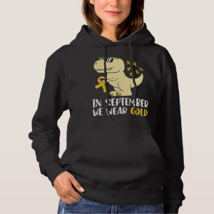 Jeugd Lint In September We Draag Gold Childho Hoodie