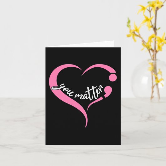 Jeugd Matter Semicolon Geestelijke Gezondheid en Z Kaart (Gele Bloem)