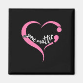 Jeugd Matter Semicolon Geestelijke Gezondheid en Z Magneet (Voorkant)