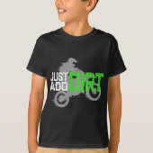 Jeugd Motorcross, Jongens Dirt Bike, Dirtbike, Dir T-shirt (Voorkant)