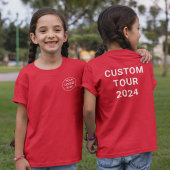 Jeugd Muziek Koor Performance Matching Logo T-shirt