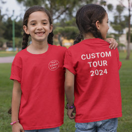 Jeugd Muziek Koor Performance Matching Logo T-shirt