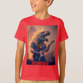 Jeugd PitDriver PitZillA en Logo op Terug T-shirt (Voorkant)