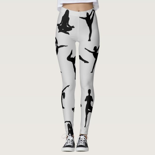 JEUGD POST (GRAY)-LEGGINGS LEGGINGS (Voorkant)