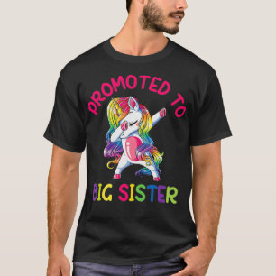 Jeugd promoot aan Big zus die eenhoorn toddl bedwe T-shirt