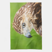 Jeugd Rode De steel verwijderde van Havik Theedoek (Verticaal)