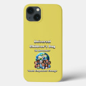 Jeugd stimuleert verandering. Universele Kinderdag Case-Mate iPhone Case (Achterkant)