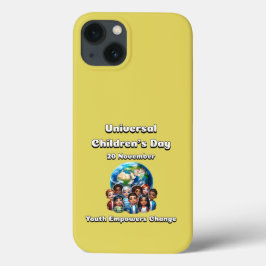 Jeugd stimuleert verandering. Universele Kinderdag Case-Mate iPhone Case