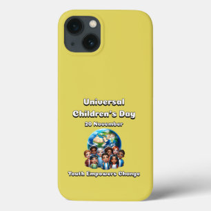 Jeugd stimuleert verandering. Universele Kinderdag Case-Mate iPhone Case