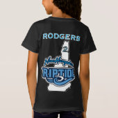 JEUGD T-shirt met naam en nummer op rug (Achterkant)