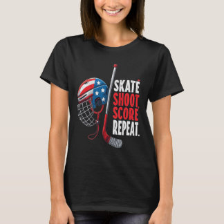 Jeugd Usa IJshockey Jersey Ijs Jongens Hockey Verj T-shirt