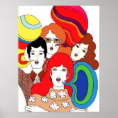 Jeugd van de zestiger,  popart poster (Voorkant)