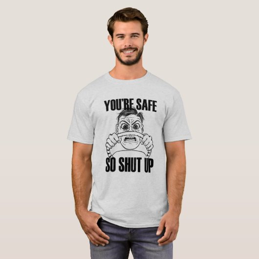 JEUGD VEILIG ZODAT HET shirt OPSCHUT (Voorkant volledig)