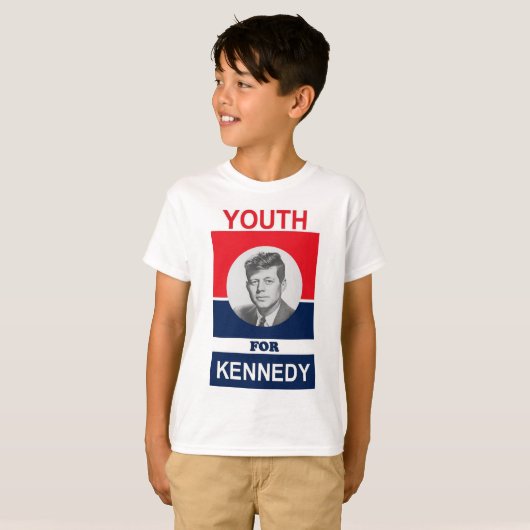 Jeugd voor JFK T-shirt (Voorkant volledig)
