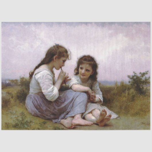 Jeugd Vrienden Decoupage Papier (Voorkant)