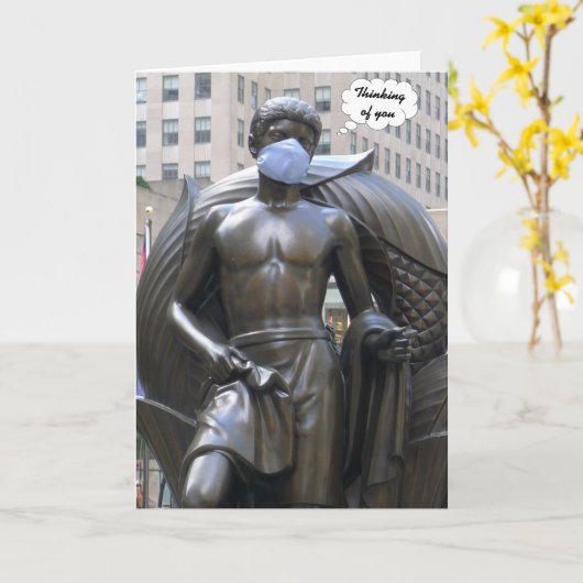 Jeugdbeeld, denken aan je - fotokaart kaart (Gele Bloem)