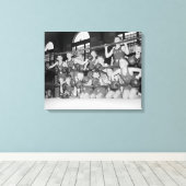 Jeugdboksen, 1939 canvas afdruk (Insitu (Houten vloer))