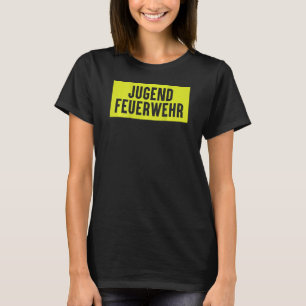 Jeugdbrandweer Lettering op de Back Fire Bri T-shirt