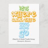 Jeugdgroep Kerk Christelijk Briefkaart Kaart Uitno (Voorkant)