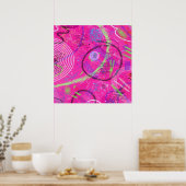 Jeugdherinneringen Abstracte kunst Poster (Keuken)