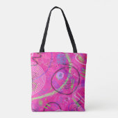 Jeugdherinneringen Abstracte kunst Tote Bag (Achterkant)
