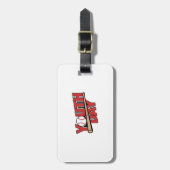 jeugdhonkbalgeest bagagelabel (Voorkant verticaal)