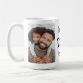 Jeugdige BESTE DAD OOIT 2 Foto's Aangepaste kleur Koffiemok (Links)