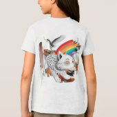 "Jeugdige fijne jersey T-shirt - Express Yourself" (Achterkant)