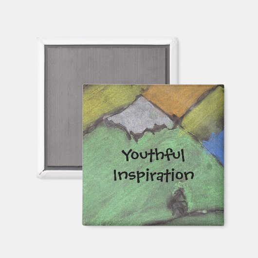 Jeugdige inspiratie magneet (Voorkant / Achterkant)