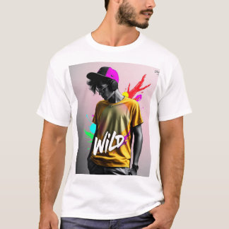 jeugdige, moderne en levendige t-shirt ontwerp