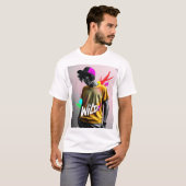 jeugdige, moderne en levendige t-shirt ontwerp (Voorkant volledig)