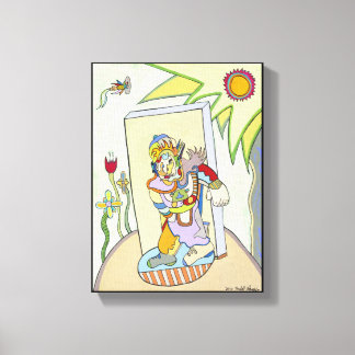 "Jeugdman" door Ruchell Alexander Canvas Afdruk