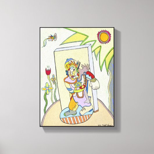 "Jeugdman" door Ruchell Alexander Canvas Afdruk (Voorkant)