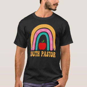 Jeugdpredikant regenboogpotlood terug naar school t-shirt