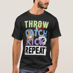 Jeugdsport Kinderen Honkbal Voetbal Voetbal T-shirt